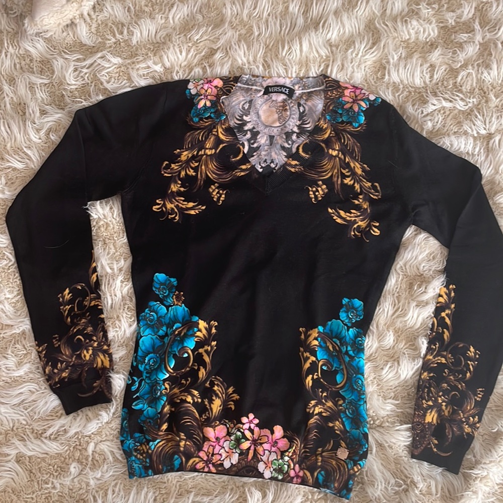 Black Versace top